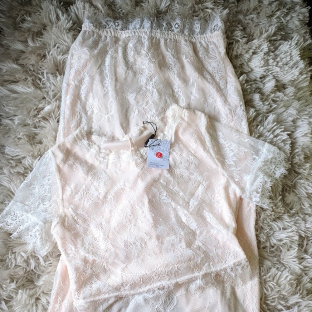 Lace Two-Piece Set
